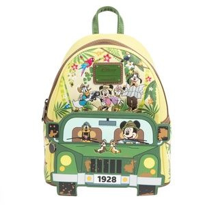 NWT Loungefly DISNEY MICKEY AND FRIENDS JUNGLE BACKPACK